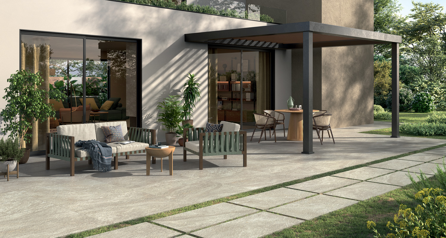 Anti-slip outdoor flooring: the best porcelain stoneware solutions