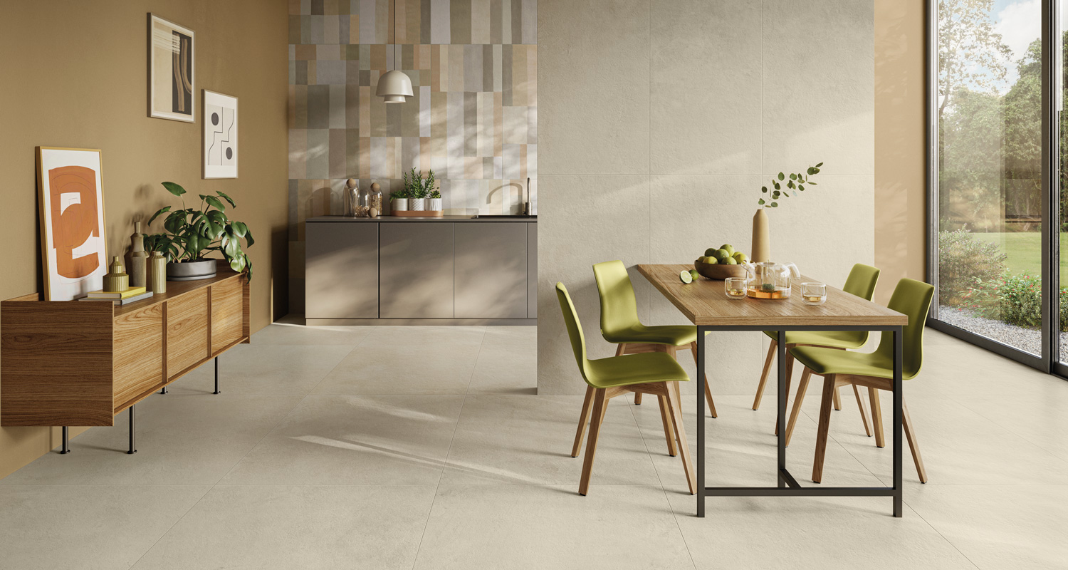 Porcelain stoneware tile formats: a guide to choosing between aesthetics and functionality
