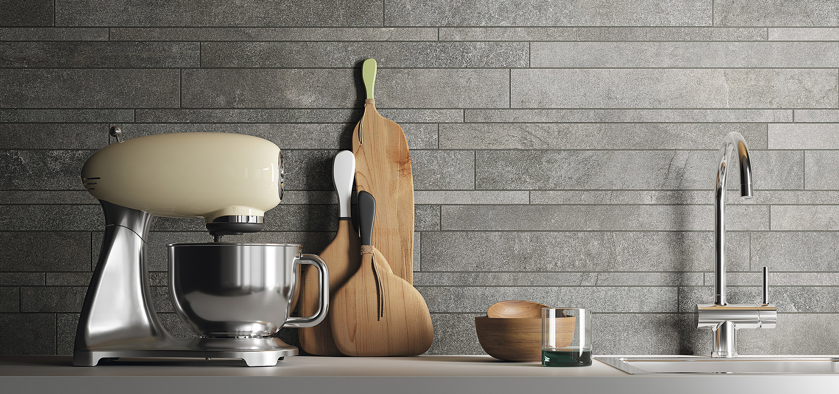 Backsplash in the modern kitchen